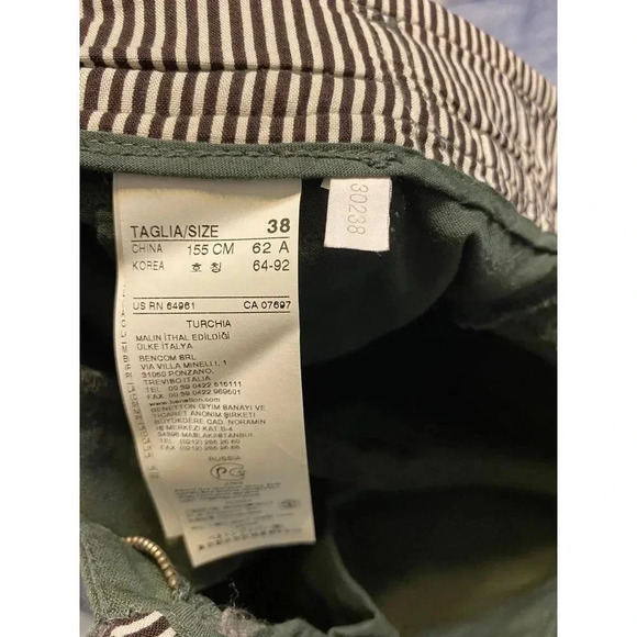 UNITED COLORS OF BENTTON - WOMENS - SIZE 38/6 OLIVE - GREAT CONDITION - NO FLAWS - Picture 9 of 10